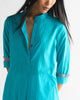 Basic Long Length Kurta - Aqua