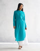 Basic Long Length Kurta - Aqua