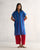 Alice Kurta - Navy & Blue