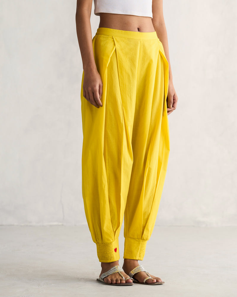 Puff Pants - Yellow