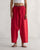 Flayer Drawstring Pants - Red