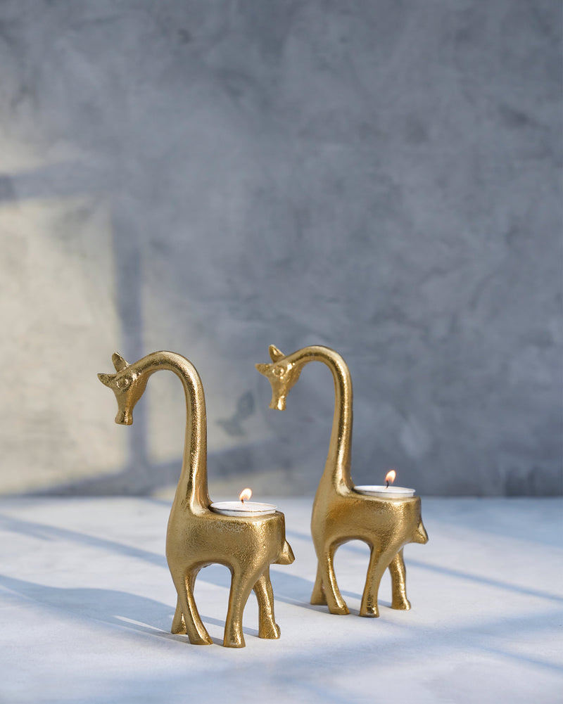 Giraffe Tealight Holder (Set of 2)