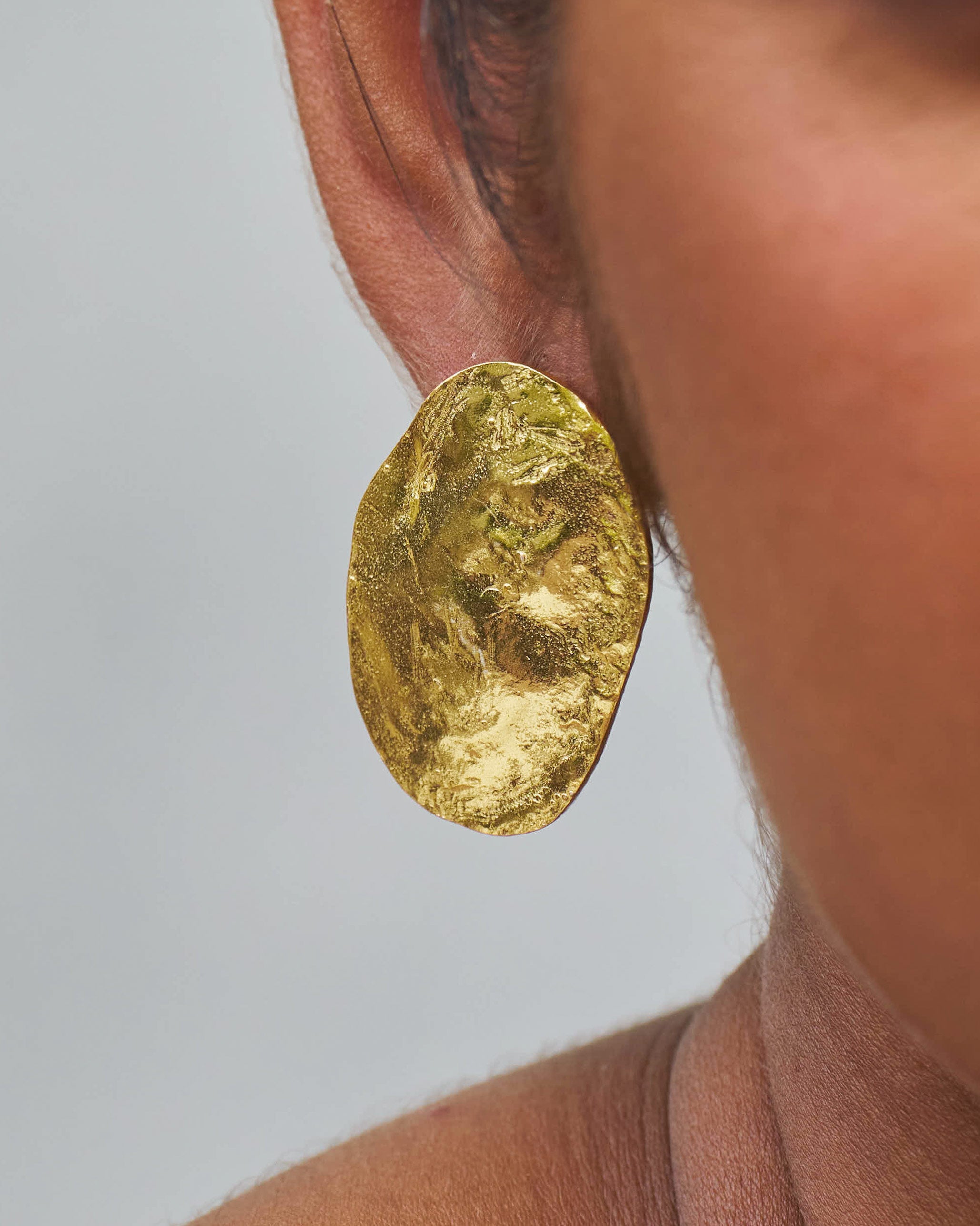 Dip-Dot Earrings - Gold