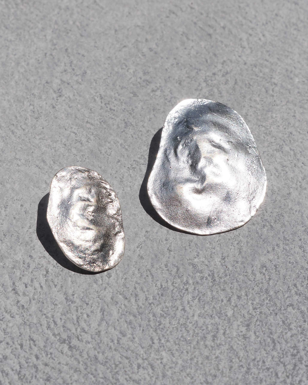 Dip-Dot Earrings - Silver