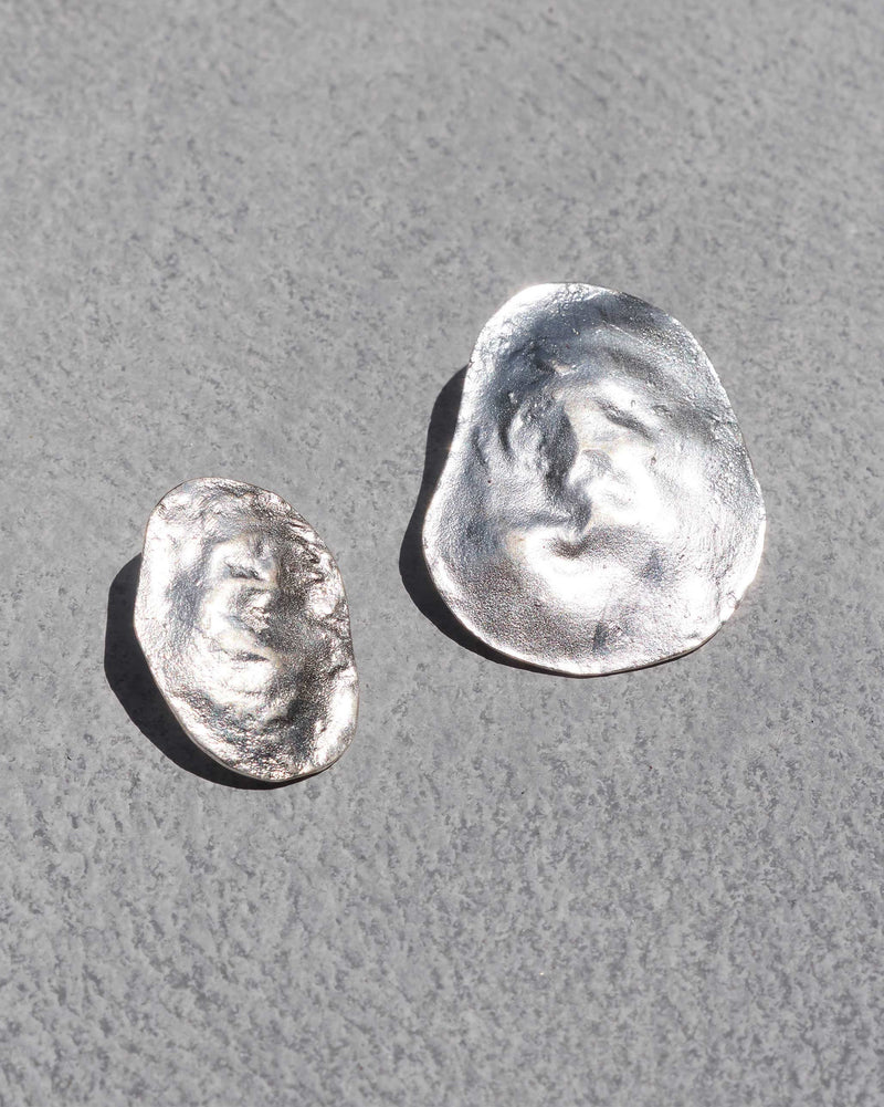 Dip-Dot Earrings - Silver