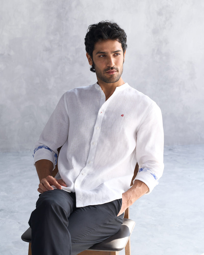 Nawab Shirt - White