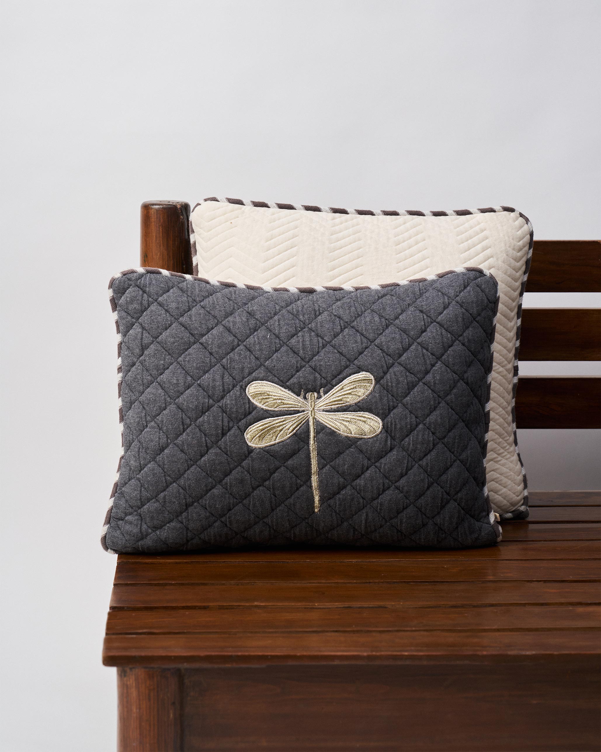 Quilted Dragonfly Cushion Cover