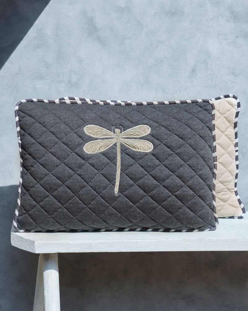 Quilted Dragonfly Cushion Cover