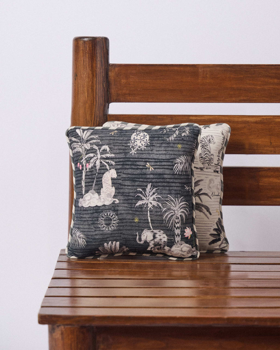 The Charcoal Ele Car Cushion.