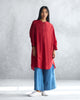 Lazy Sunday Tunic - Red