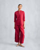 The Mandarin Collar Set - Red