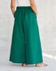 Paperbag Waist Pants - Green