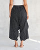 Yoka Trousers - Black & Ivory