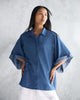 Drop Armhole Shirt - Blue