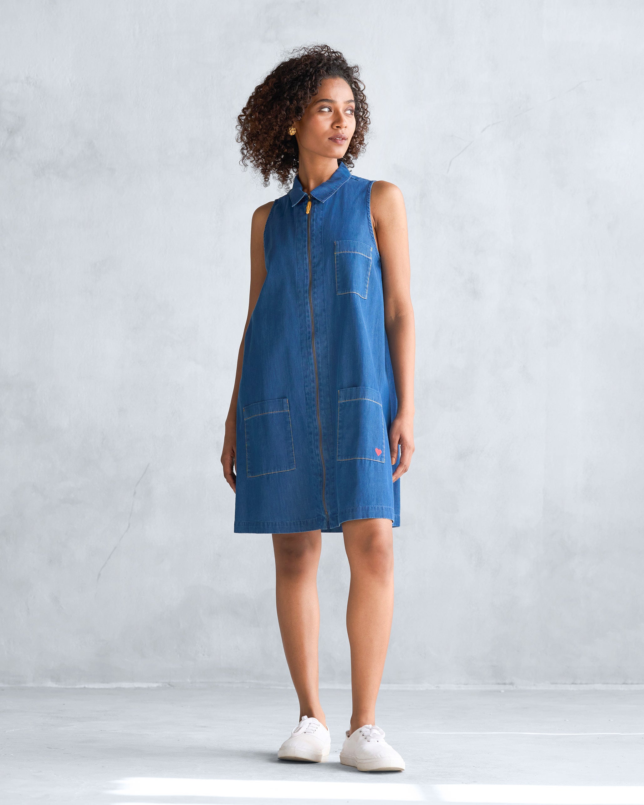 Aung Dress - Blue