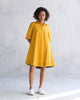 A-line Short Dress - Ochre