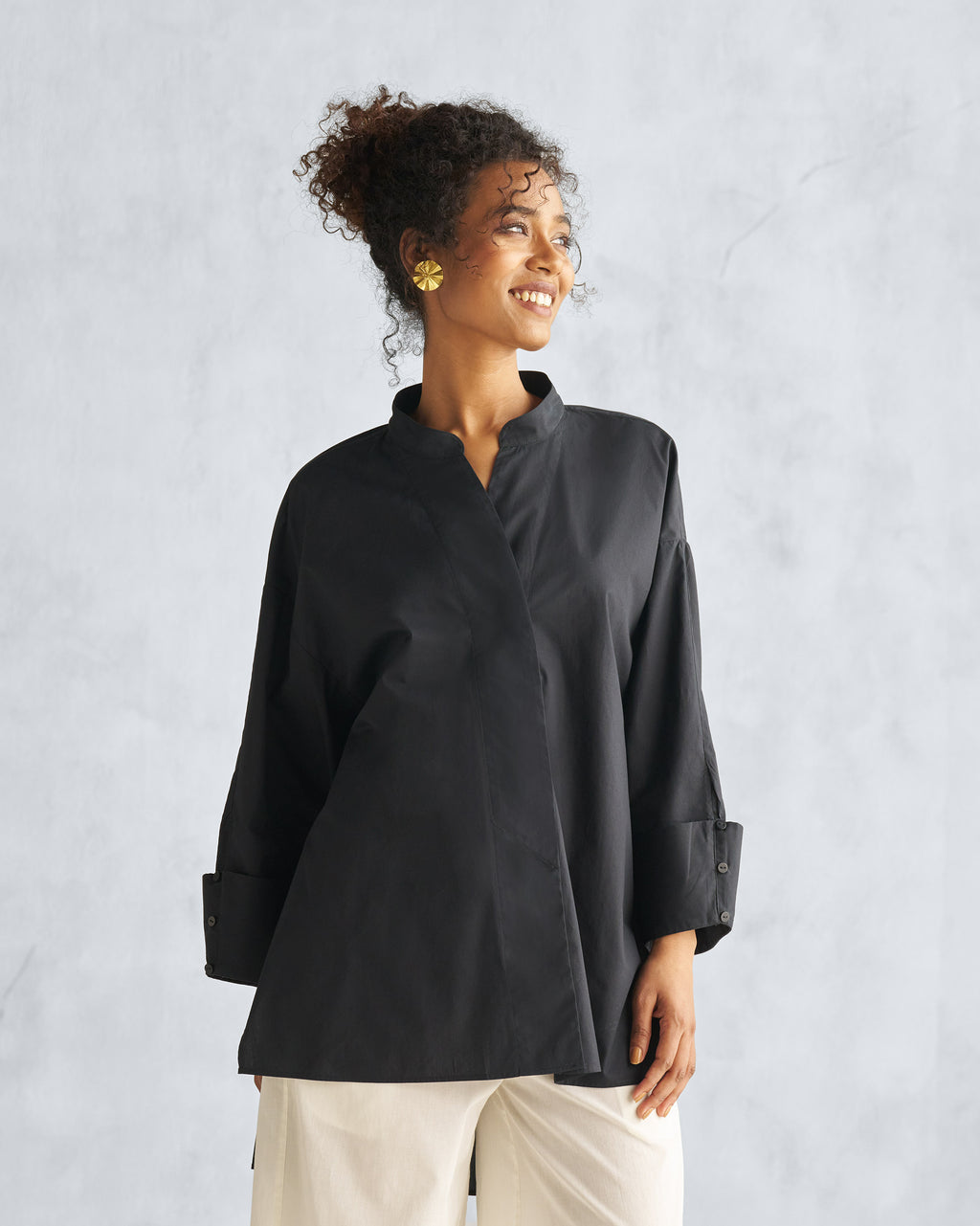 Cirrus Shirt - Black – Nicobar