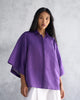 Drop Armhole Shirt - Purple