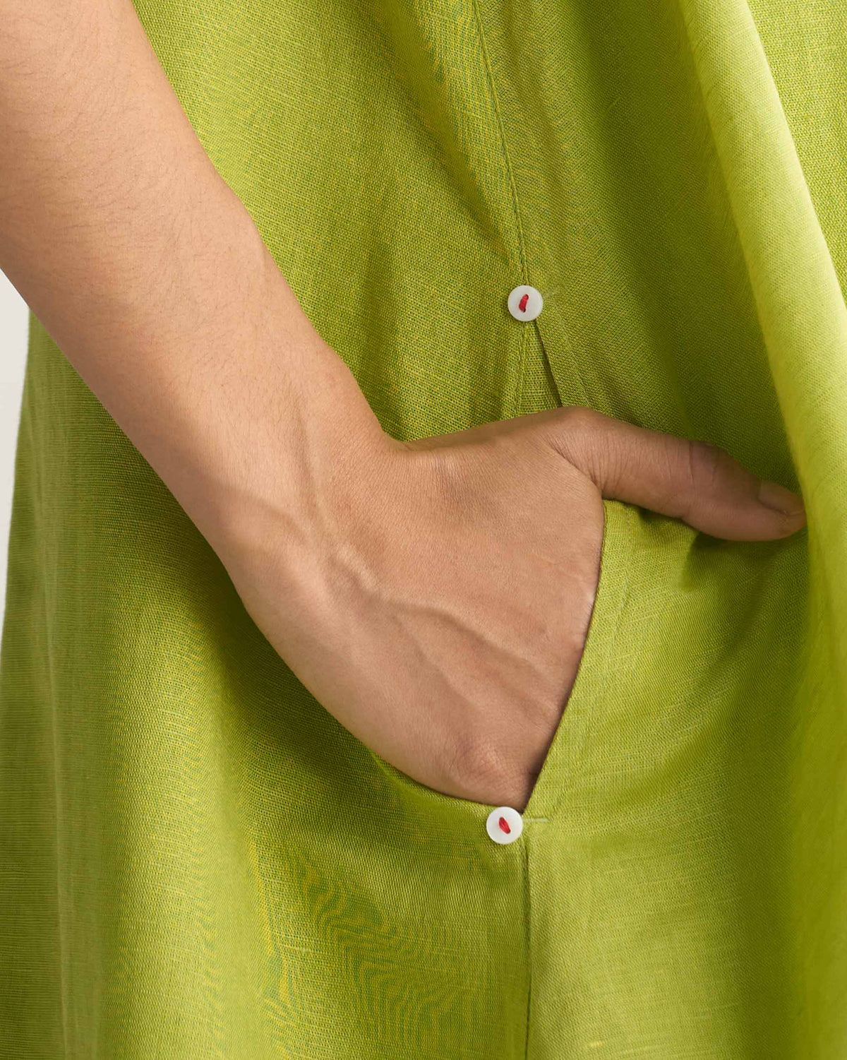 Double Layer Dress - Lime