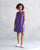 Short Racerback Dress - Purple