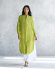 Basic Long Length Kurta - Lime