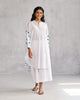 Lazy Sunday Tunic - White & Teal Tssxnb