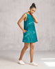 Short Racerback Dress - Teal Tssxnb