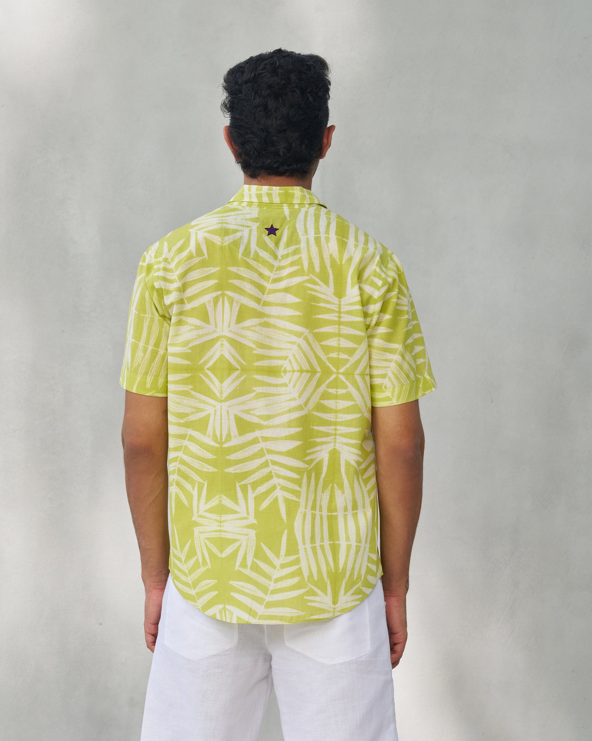 Mistari Shirt - Lime