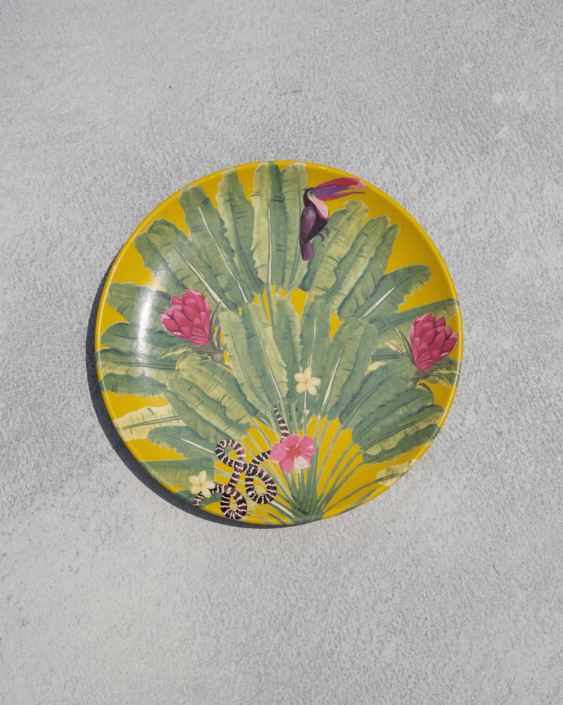 Madagascar Quarter Plate - Yellow