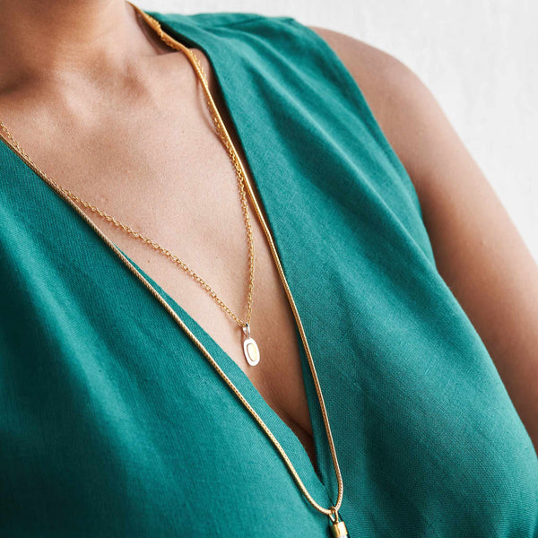 CHIEKO+ Lulu long necklace ゴールド/ブラック Lulu long necklace｜CHIEKO+(チエコプラス)公式通販