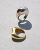 Pebble Ring Stack - Brass & Silver