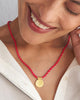 Surya Necklace - Gold & Pink