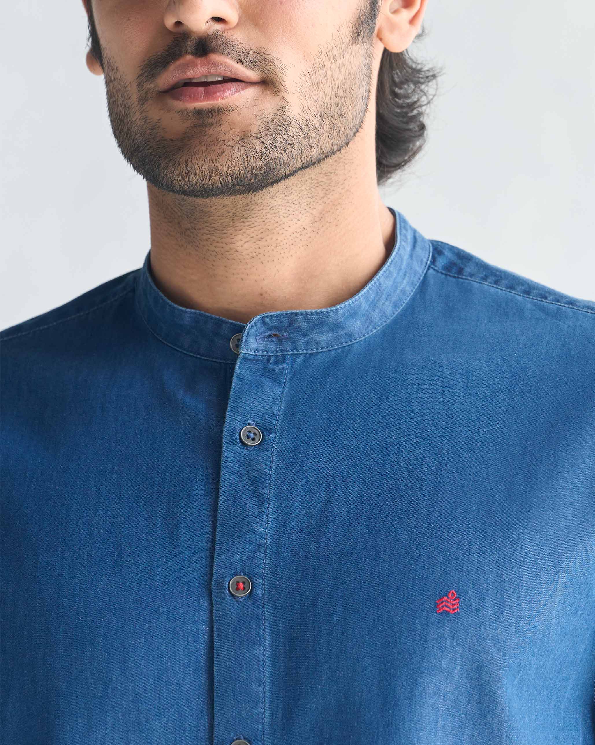 Nawab Shirt - Blue