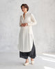 Basic Long Length Kurta - Ivory