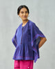 Jacaranda Boxy Top - Purple & Berry