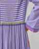 Pintuck Kurta - Purple & White