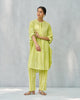 Lazy Sunday Tunic - Lime & Ivory