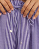 Paperbag Pants - Purple & White