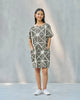 Gina Layered Dress - Stone & Ivory