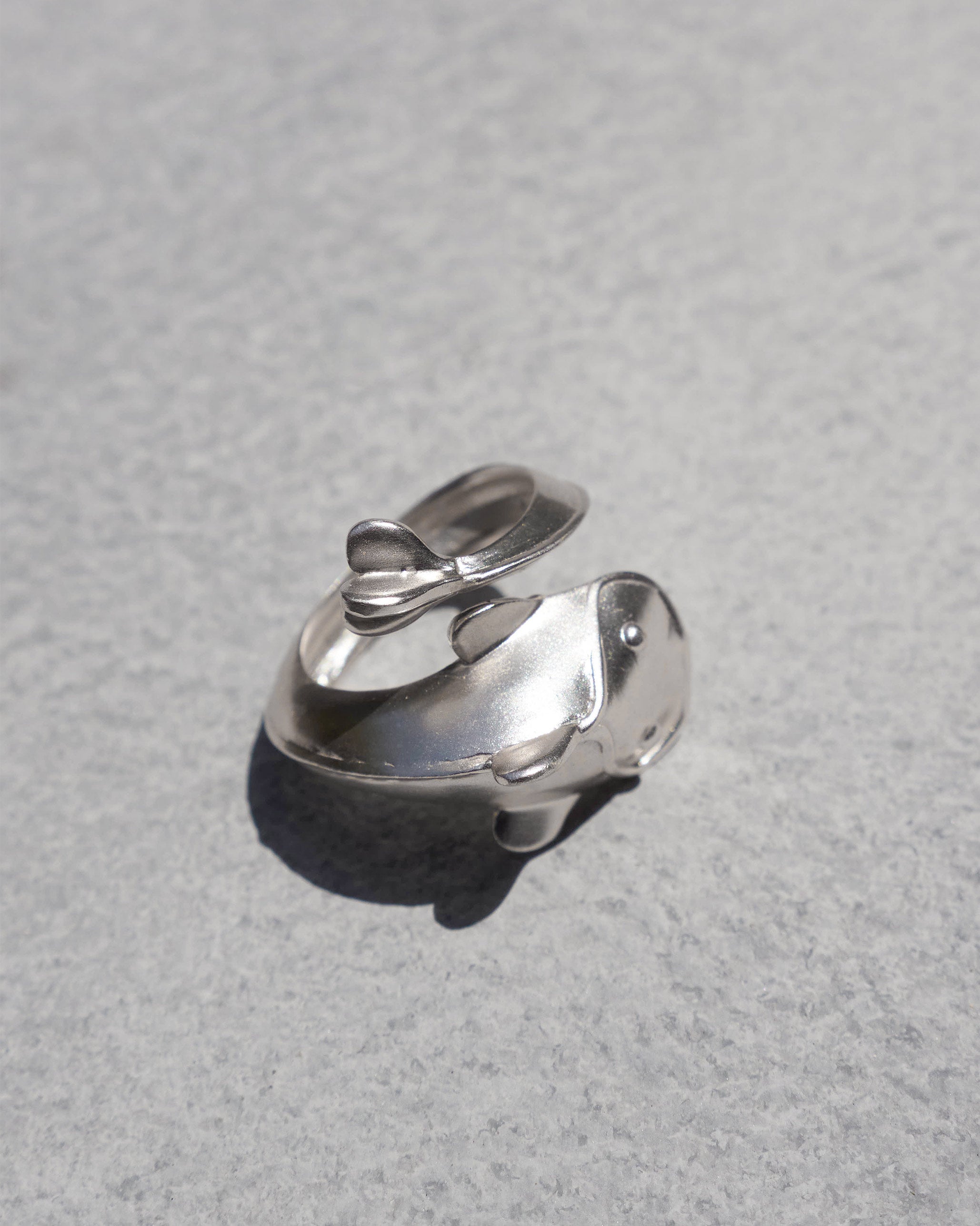 Mud-Fish Ring - Silver