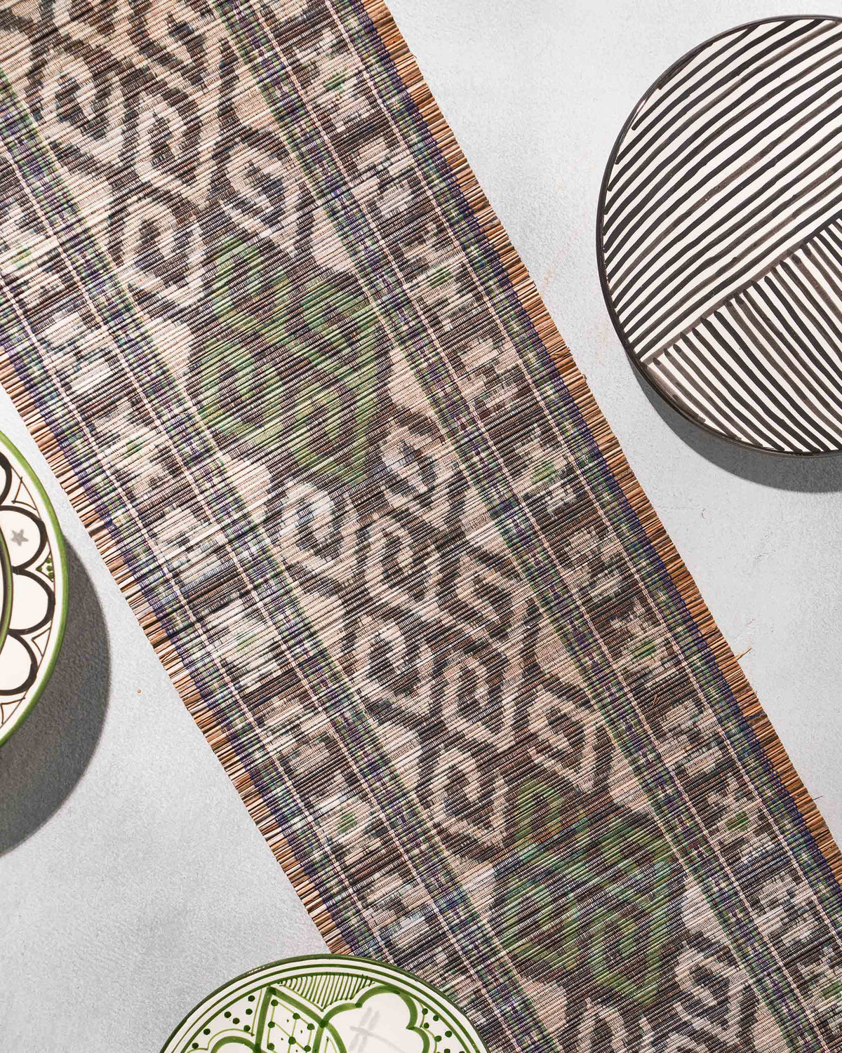 Sitara Ikat Runner - Green
