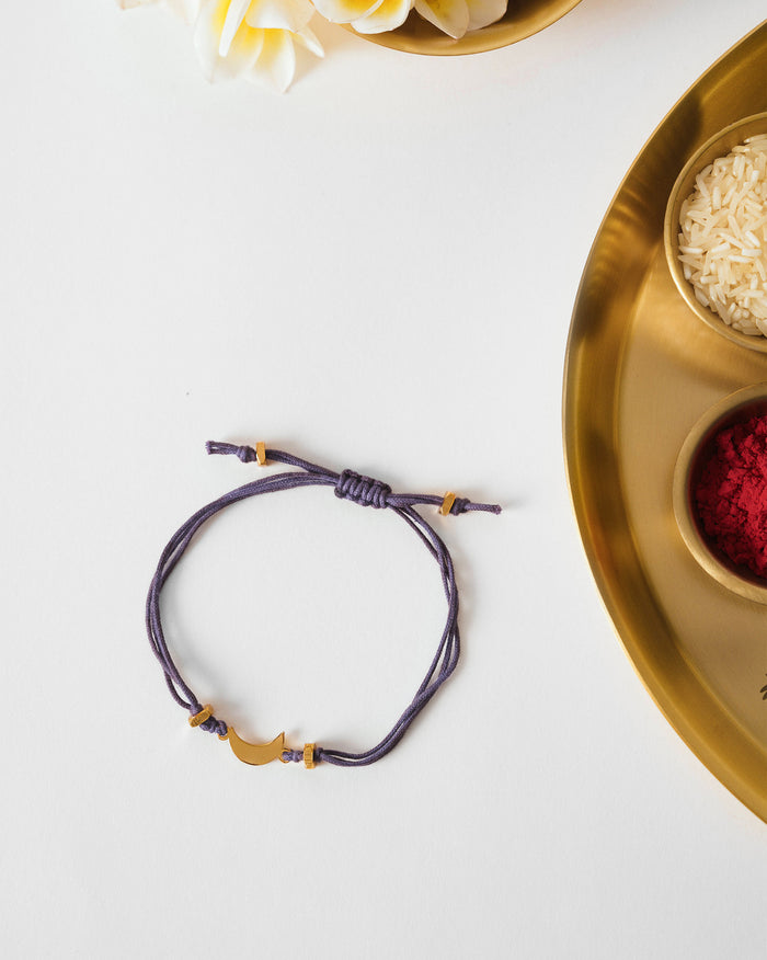 Chand Rakhi - Purple