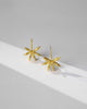 Star Anise Dangle Earrings - Gold