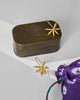 Star Anise Dangle Earrings - Gold