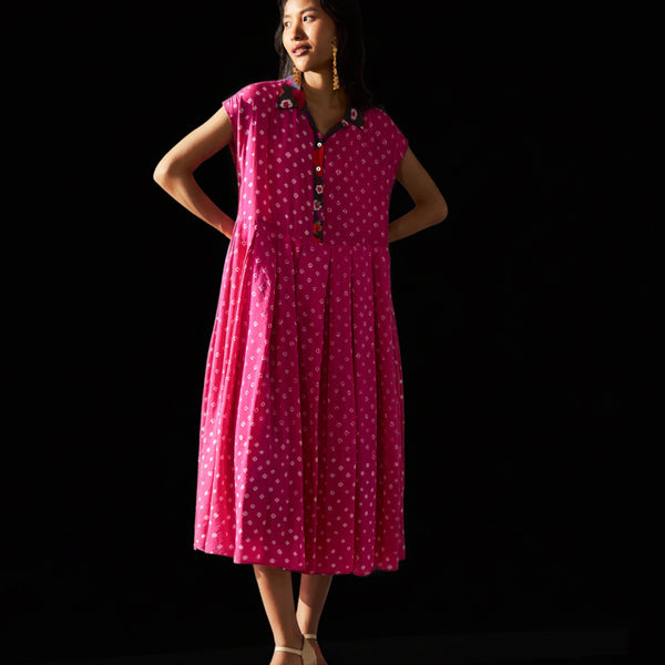 Midsummer Dress - Fuchsia – Nicobar