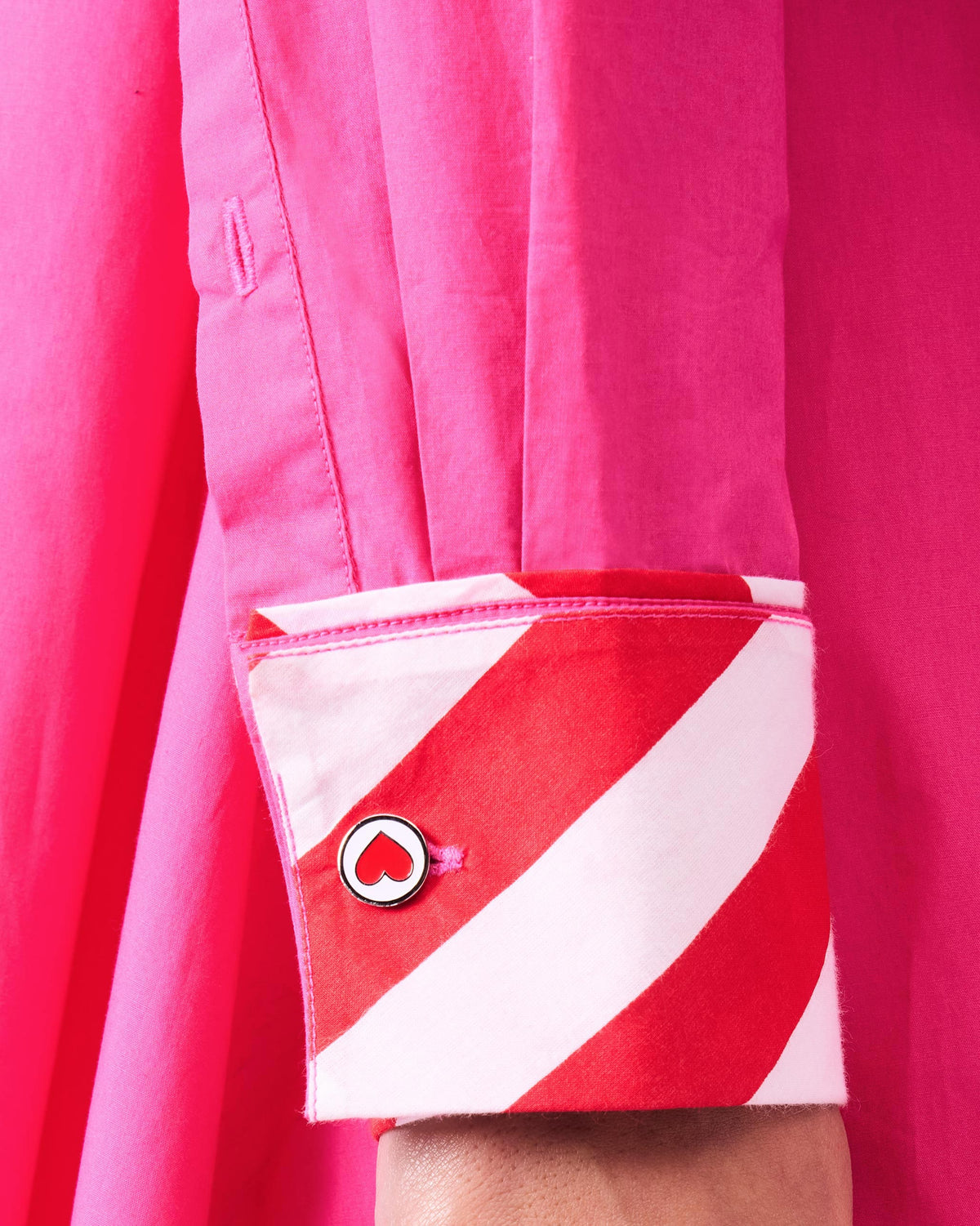 Pattaya Shirt Dress - Fuchsia thumbnail 4