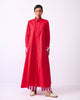 Pattaya Shirt Dress - Bright Red