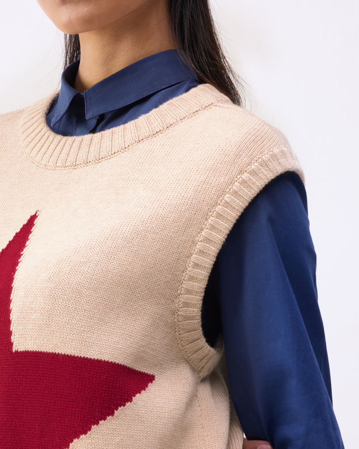 Ronnie Round Neck Sweater - Oatmeal thumbnail 2