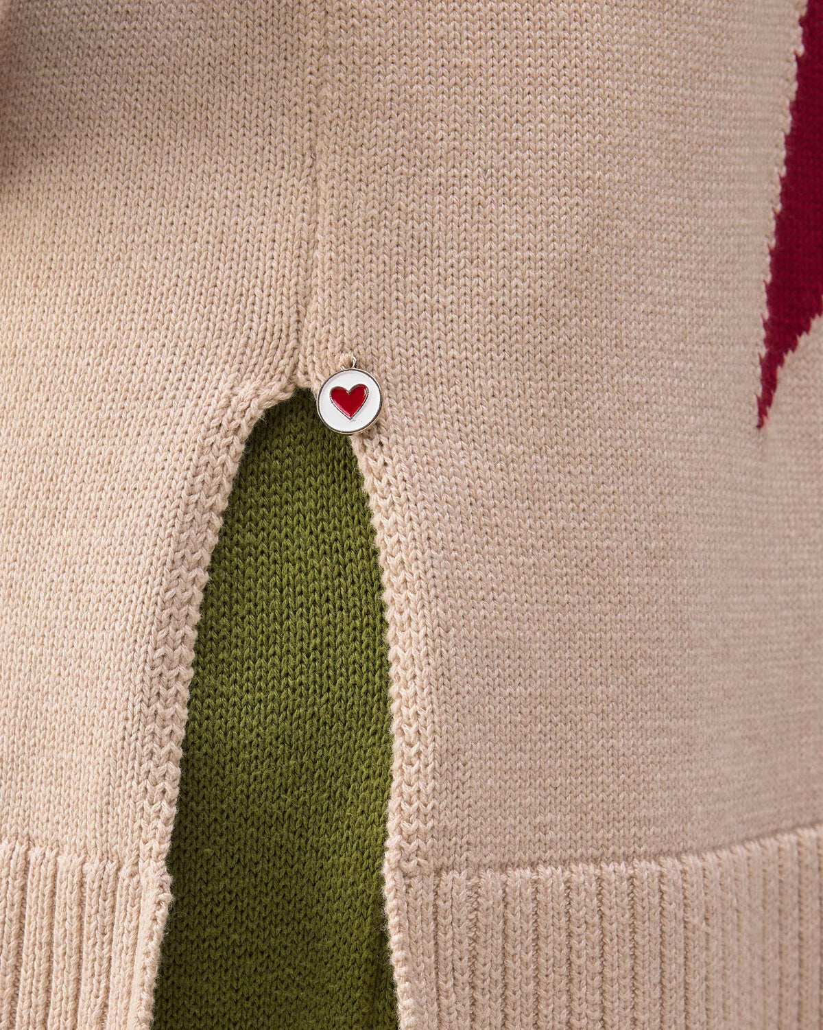 Ronnie Round Neck Sweater - Oatmeal thumbnail 3