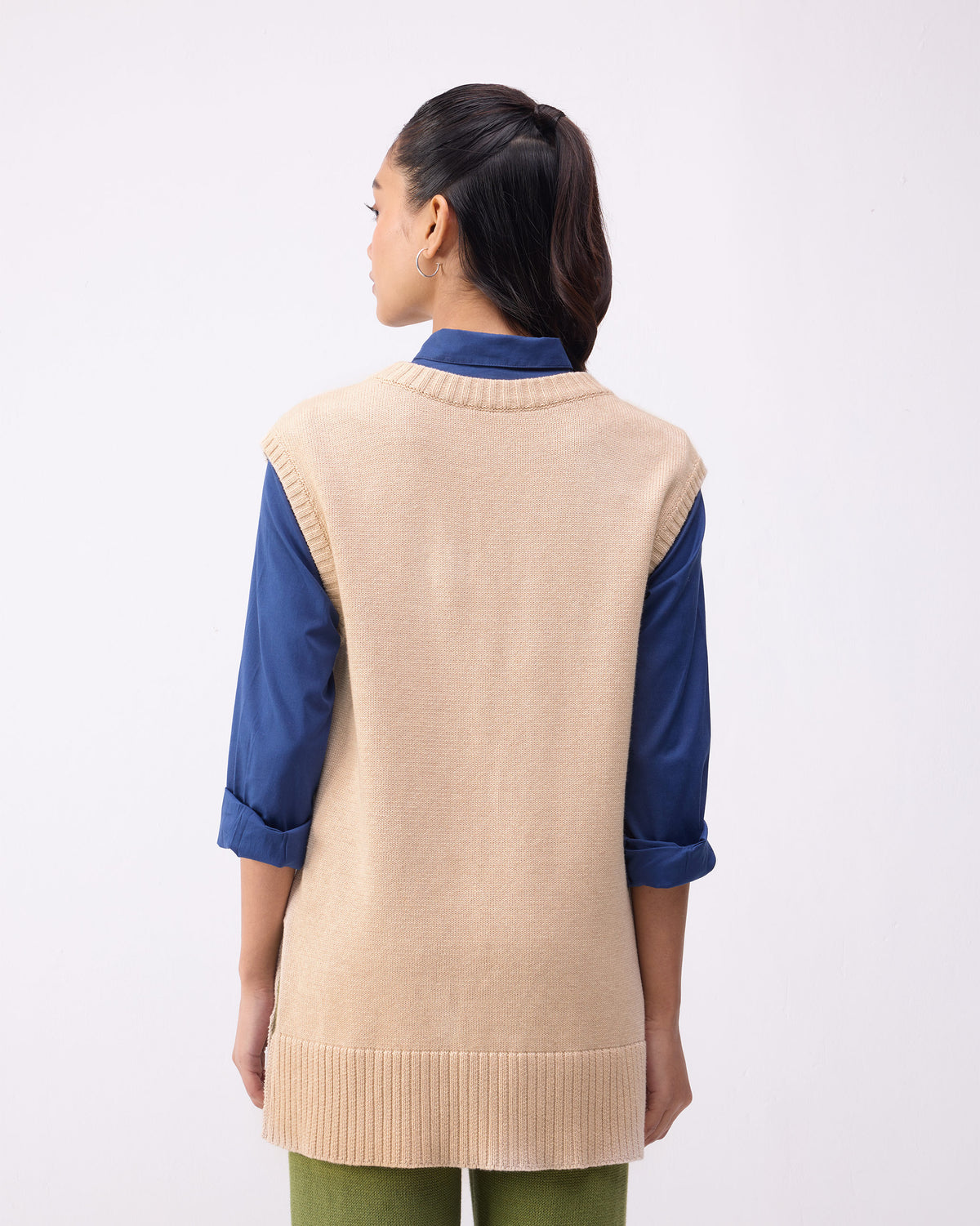 Ronnie Round Neck Sweater - Oatmeal thumbnail 4